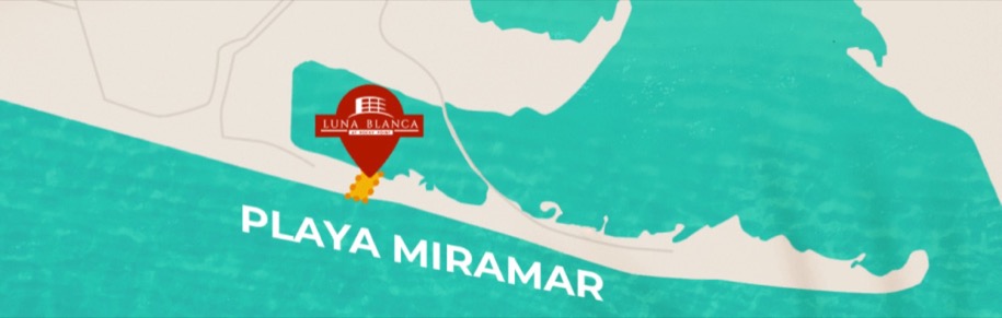 Luna Blanca on Playa Miramar map